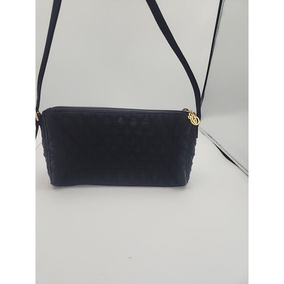 Vera Bradley Handbag Black Quilted Tote With Matte Gold Hardware‎ Classicore - Picture 3 of 6